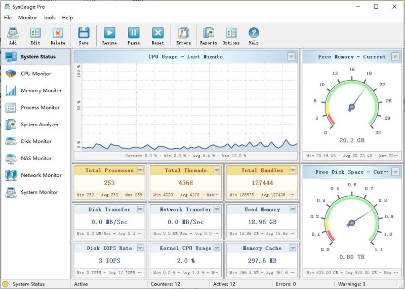 SysGauge激活补丁下载 系统监测 SysGauge 破解补丁 v9.6.18 附激活教程