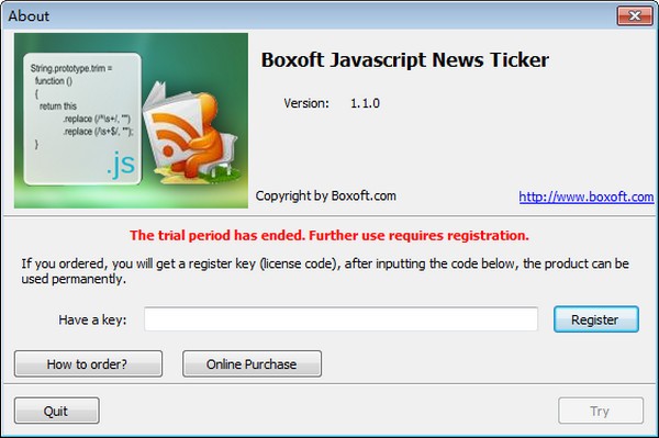 BoxoftJavaScriptNewsTicker下载 Boxoft JavaScript NewsTicker(新闻编辑软件) v1.1 官方安装版