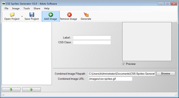 CSSSpritesGenerator下载 CSS Sprites Generator(CSS Sprites生成软件) v2.0 官方安装版