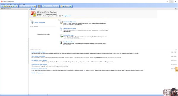 OracleCodeFactory下载 Oracle Code Factory(甲骨文GUI工具) v13.9.0.1 官方安装版
