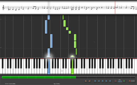 电脑模拟钢琴软件下载 synthesia piano(模拟钢琴软件) v10.4 绿色汉化免费版