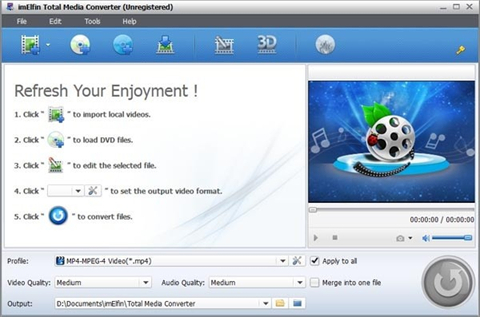 imElfinTotalMediaConverter下载 imElfin Total Media Converter(全能多媒体转换软件) v8.2.0.0 官方安装版