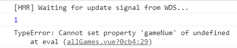 控制台只输出了响应回来的gameNum&#xff0c;并且报错this.gameNum没有找到