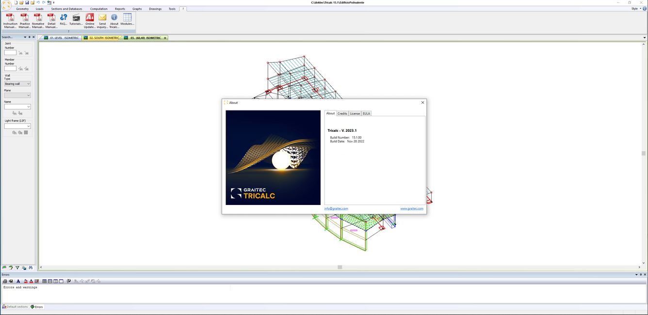 结构分析软件 Graitec Tricalc 2024 v16.1.03 x64 免费版(附安装教程)