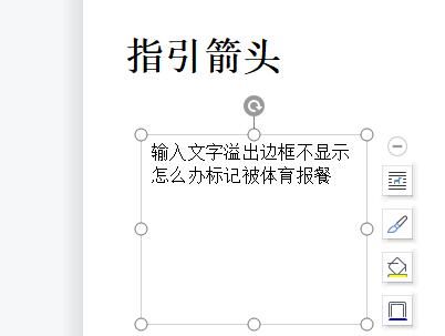 wps文字溢出边框不显示怎么办?wps文字溢出边框不显示解决方法