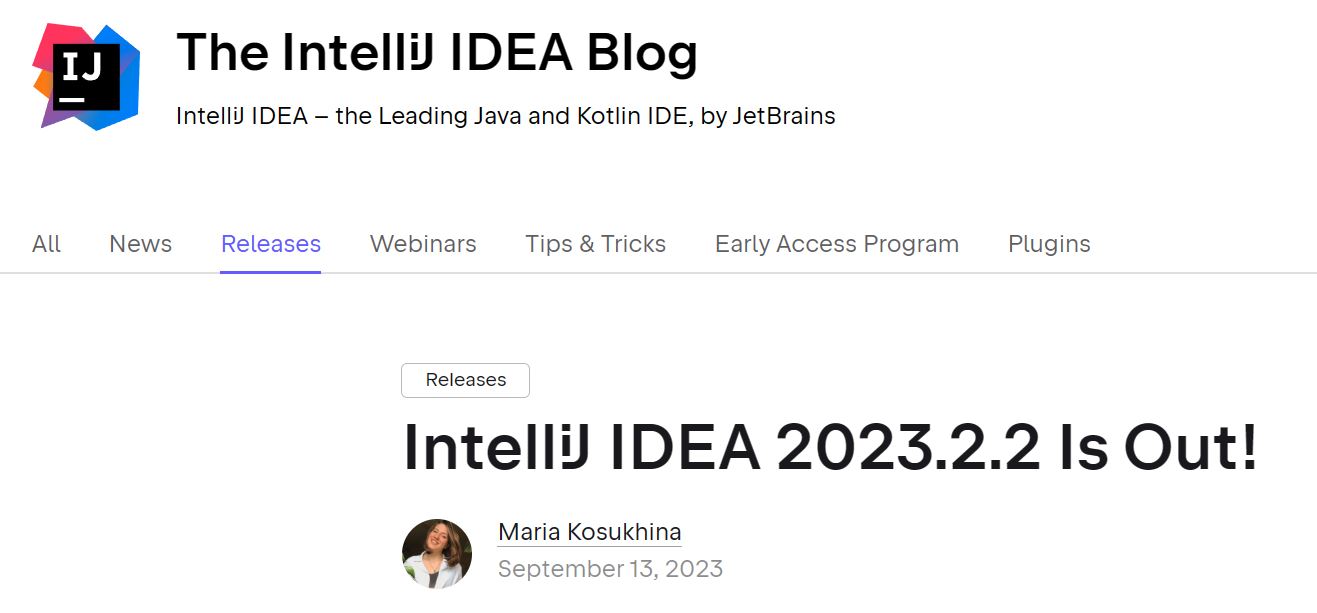 IntelliJ IDEA 2023.2.2 发布: 支持 Java 21
