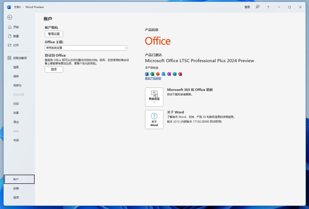 Microsoft Office 2024 LTSC v17706.20000 中文专业增强版(附安