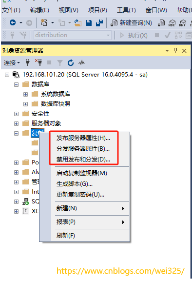 Docker下的SqlServer发布订阅启用_sql_05