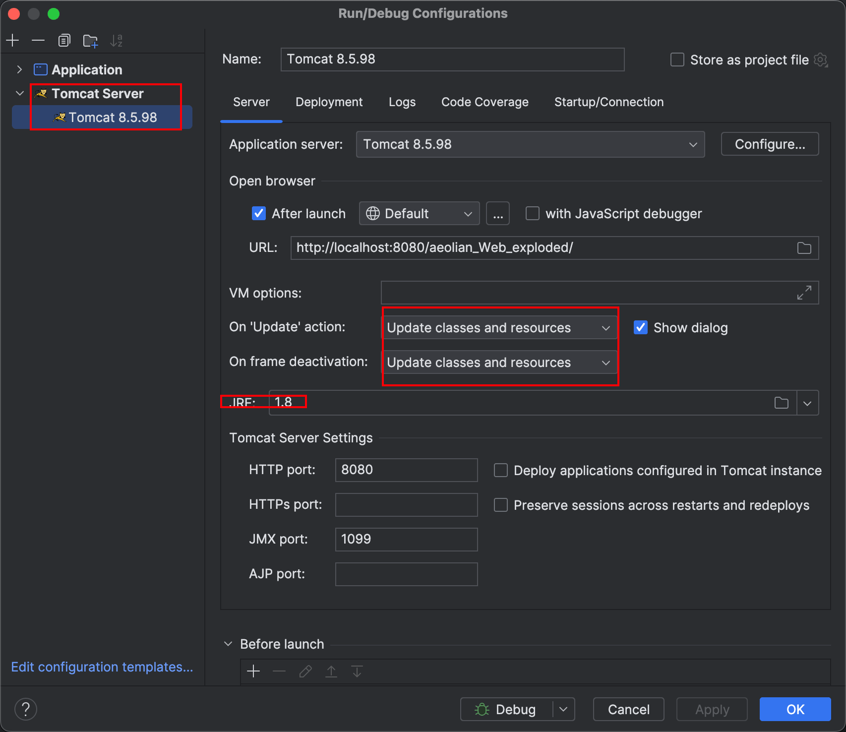 Mac使用Idea配置传统SSM项目（非maven项目）_Web_08