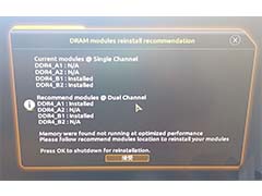电脑开机提示DRAM modules reinstall recommendation怎么办