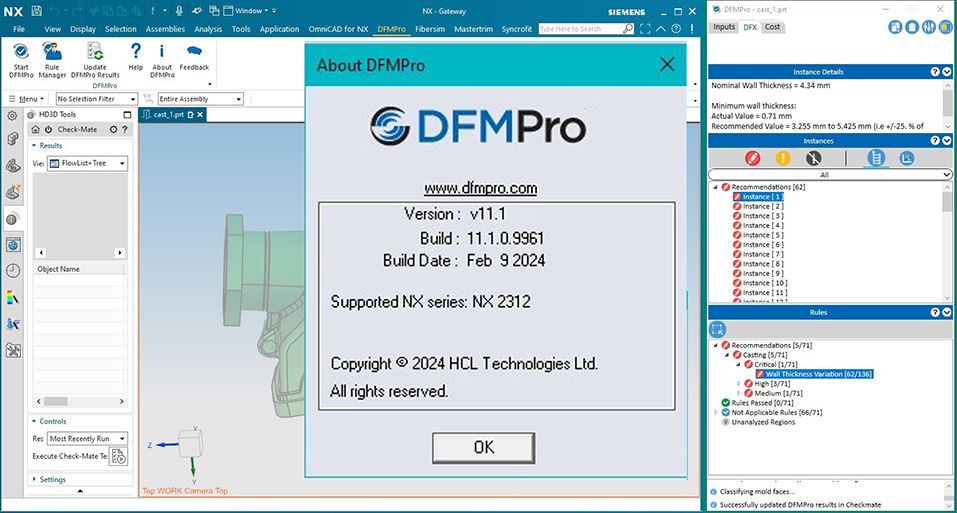 Geometric DFMPro 11.1.0.9961 for NX 2312 Series Win64 免费版