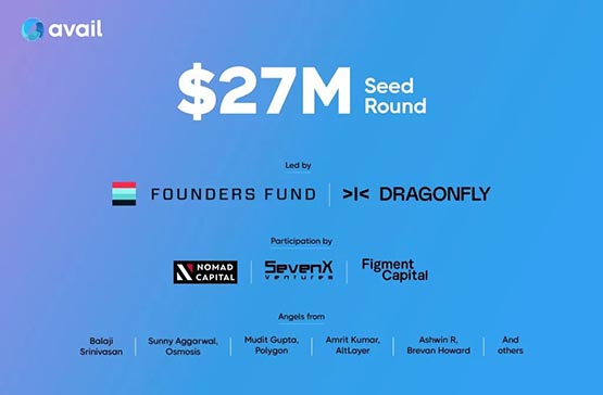 Dragonfly Capital领投！模块化区块链项目Avail获种子轮融资2700万美元