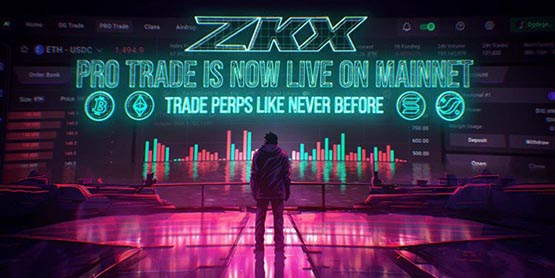 Starknet链ZKX推出OG Trade、Pro Trade！同时赚代币ZKX、STRK