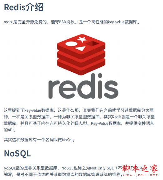 Redis操作基础文档 中文PDF完整版