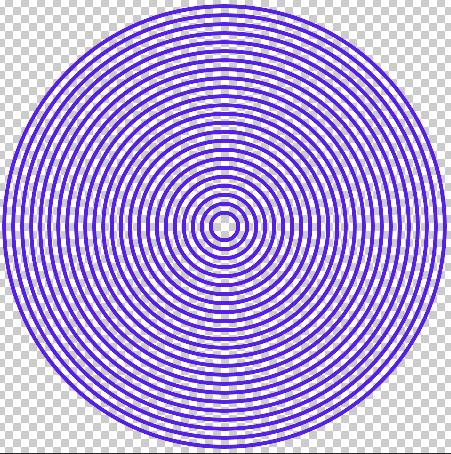 用PS极坐标制作等距同心圆的方法教程