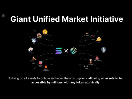 Solana生态Jupiter推巨型统一市场计划！整合加密货币、RWA、股票等