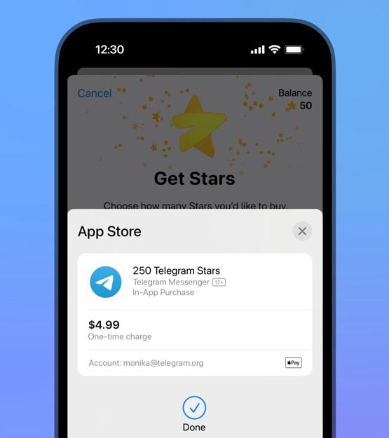 Telegram推出内部货币Stars！可购买Mini Apps商品 还可兑换成TON