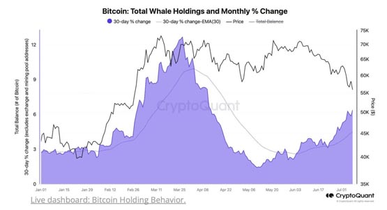 CryptoQuant：比特币目前正处于多空转折点！币价可能即将触底