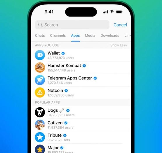Telegram推出应用内浏览器及App商店！整合TON 简化用户体验