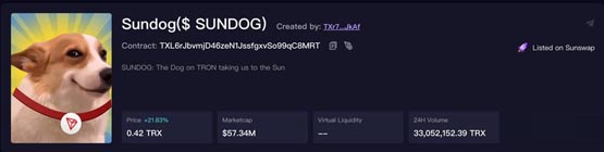 孙宇晨推出Meme币发行平台SunPump！大金狗SUNDOG飙涨1.7万倍