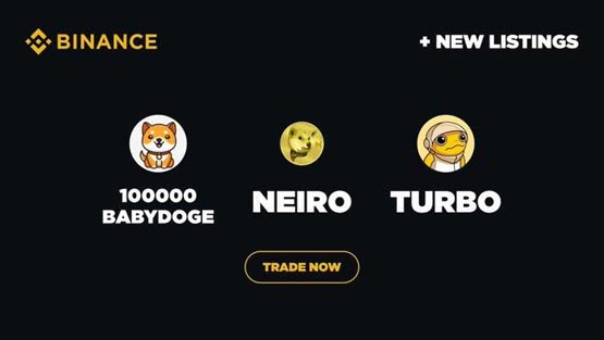 币安现货上架Meme币Neiro、BABYDOGE和TURBO！社群质疑上币策略