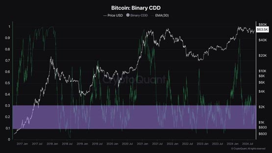 CryptoQuant分析师：技术指标暗示比特币或将继续上涨