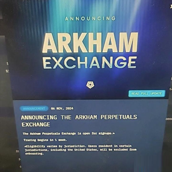 Arkham推出衍生品交易所！前期积分可空投ARK 代币暴涨17%