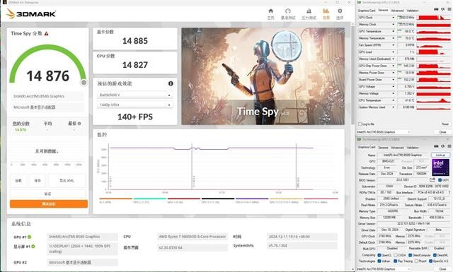 2K游戏性能领先RTX 4060多少? 傲世LUMI追日B580 OC显卡评测