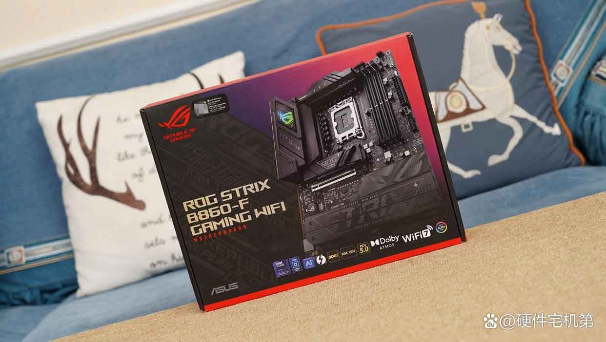 ROG STRIX B860-F GAMING WIFI主板怎么样? 开箱图赏