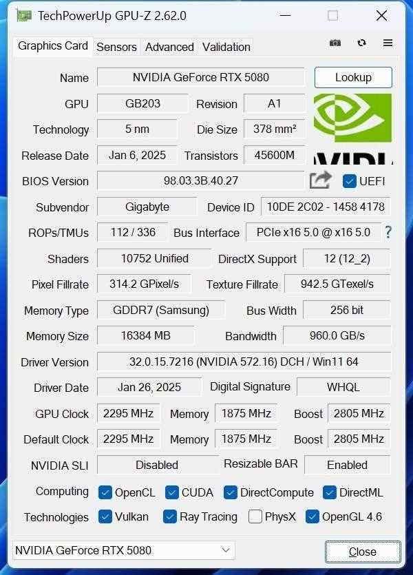 DLSS 4让帧数突破显示极限! 技嘉RTX 5080超级雕显卡评测插图96