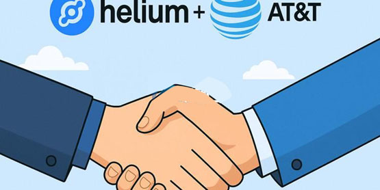 Depin代表项目Helium与美国电信龙头AT&T达成自动连接协议！代币HNT暴涨18%