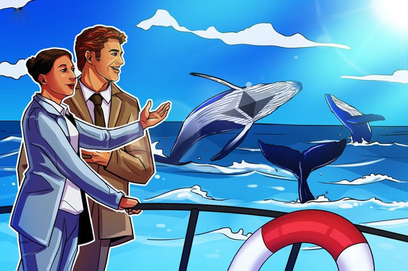 加密货币巨鲸斥资4.56亿美元购入以太坊（ETH），完成从比特币（BTC）的"自然轮动"