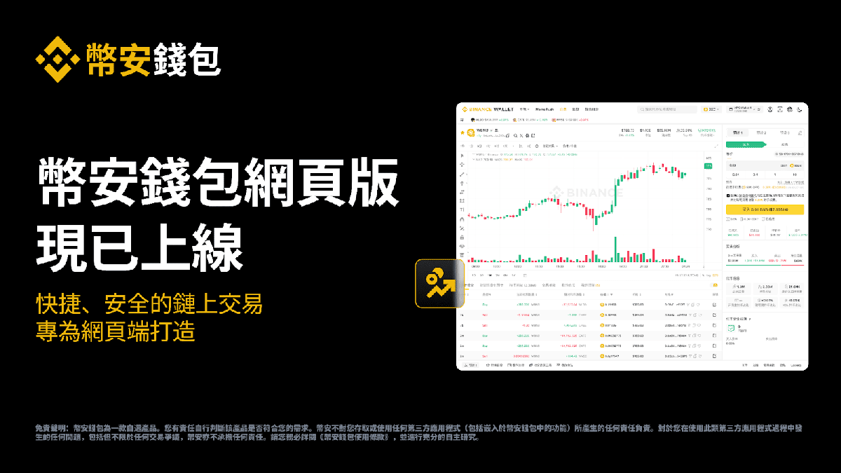 币安钱包上线网页版