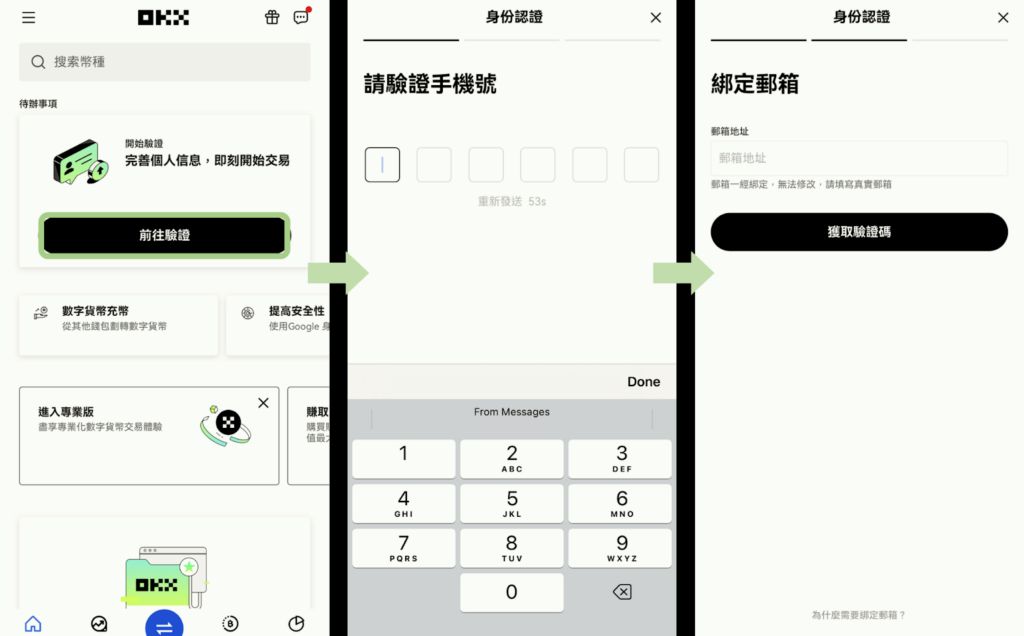 OKX 实名认证KYC