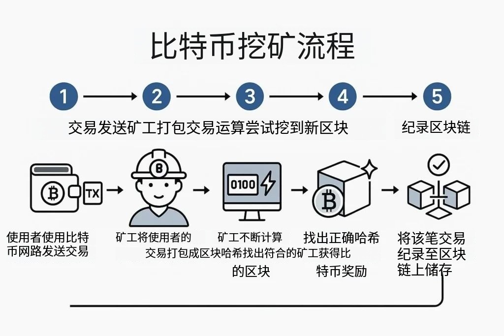 比特币挖矿原理解析：2025还能通过挖矿赚钱吗