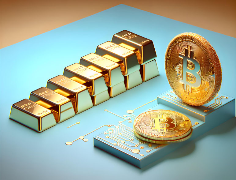 黄金冲击5000美元，对比特币（BTC）意味着什么？