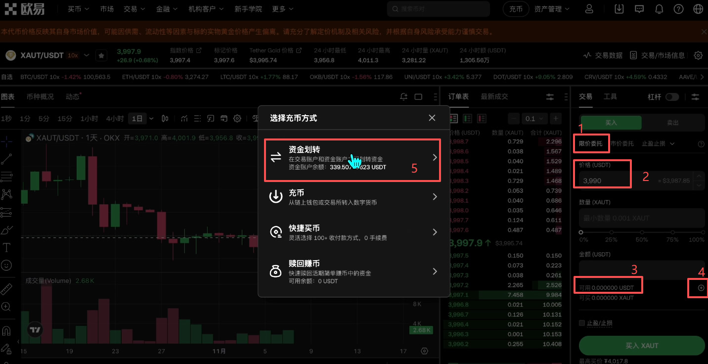 如何买入黄金RWA代币？OKX购买黄金RWA代币全流程_图16