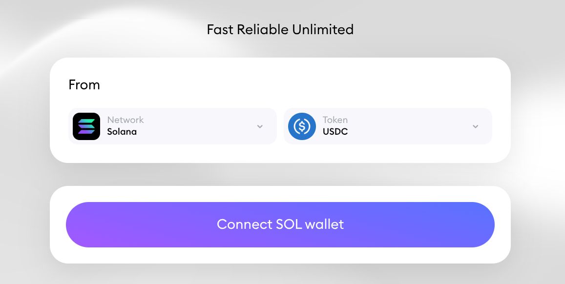 步骤 2：选择网络和代币