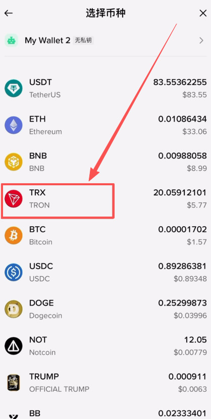 TRON-TRC20链上的USDT提到币安交易所操作教程_图9