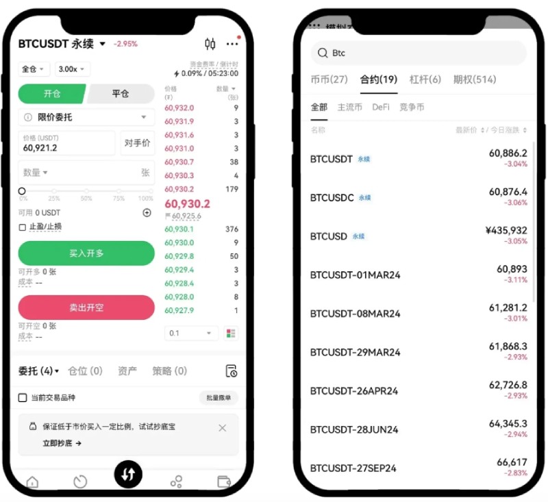 OKX合约交易教学