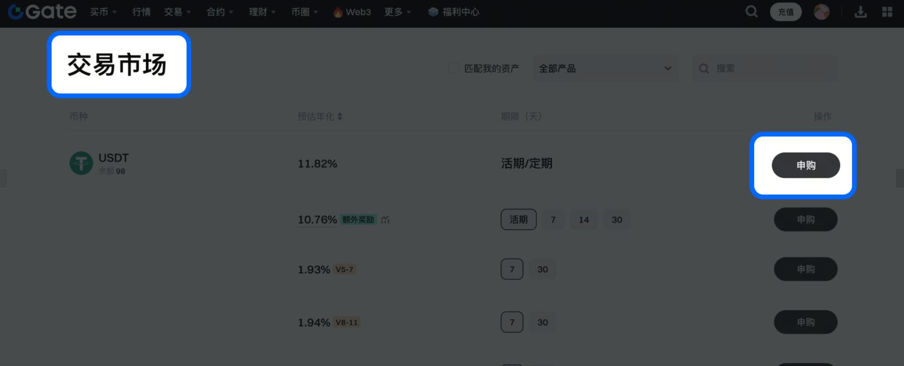 Gate.io余币宝全面教学