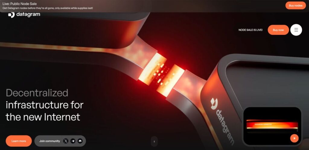 Datagram Network (DGRAM)币是什么？去中心化基础设施网络的未来 