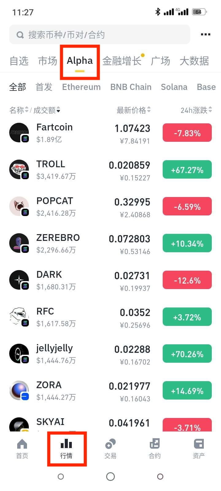 如何在Alpha代币下限价单和限价止盈止损单？