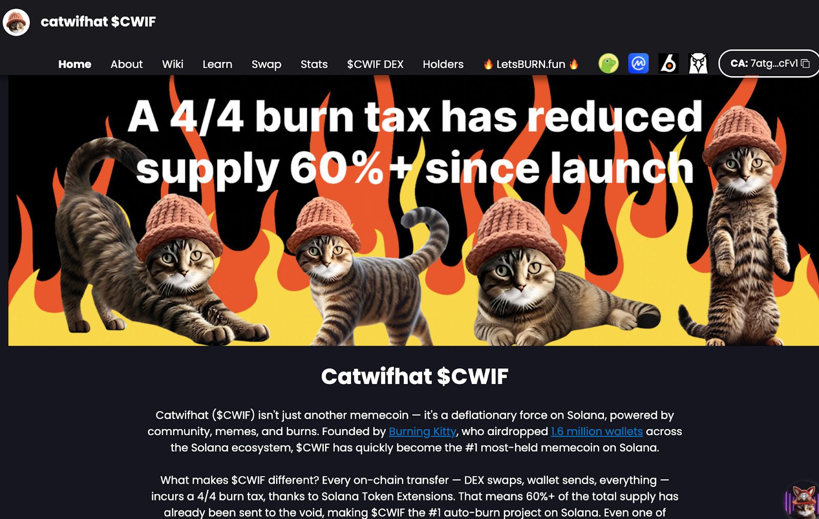 Catwifhat(CWIF)币是什么？CWIF代币经济学、市场定位与价格预测2026–2030