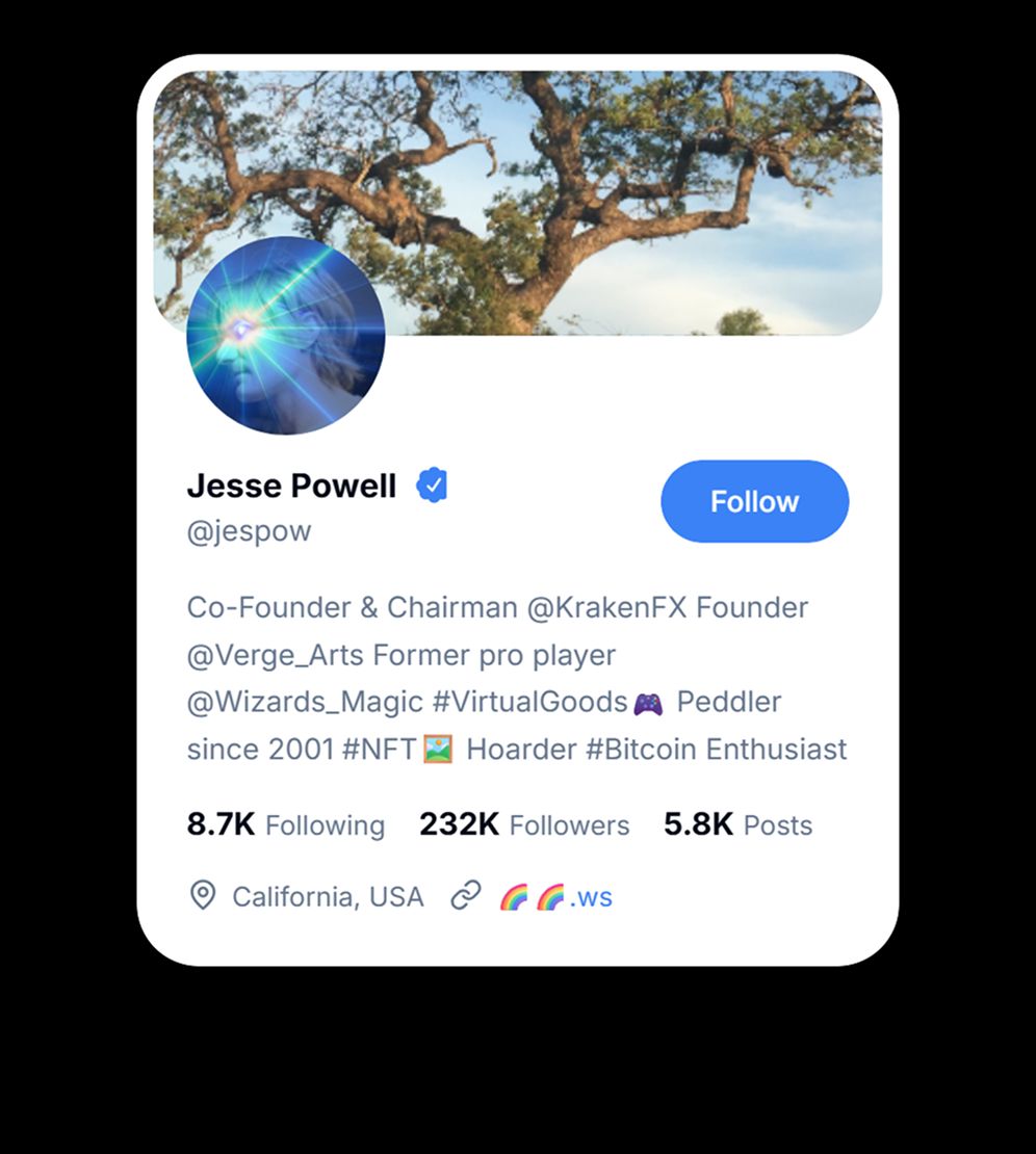 Jesse Powell 2026 年身价多少？Kraken 交易所创办人净资产一览