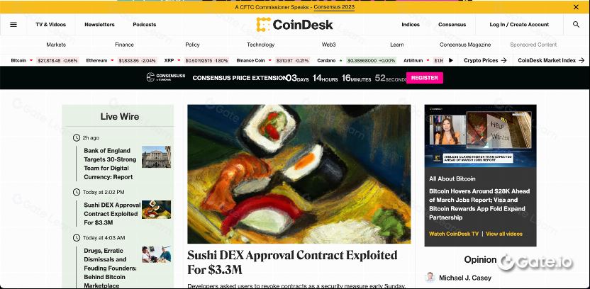 Coindesk (https://www.coindesk.com/)