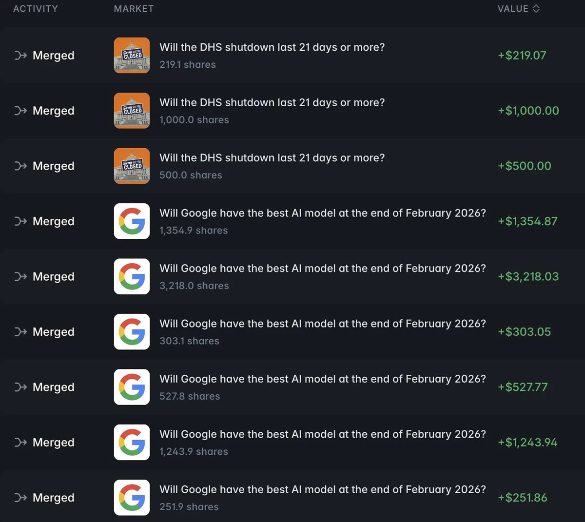 两种仓位清零方式