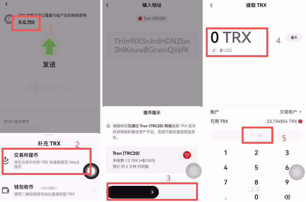 TRX手续费不足的解决方案