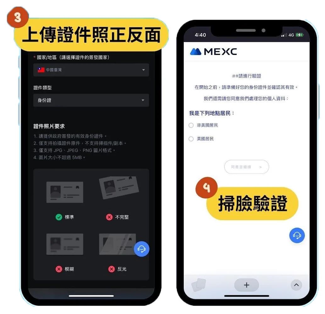 MEXC 抹茶交易所交易所身分认证（KYC）_图3