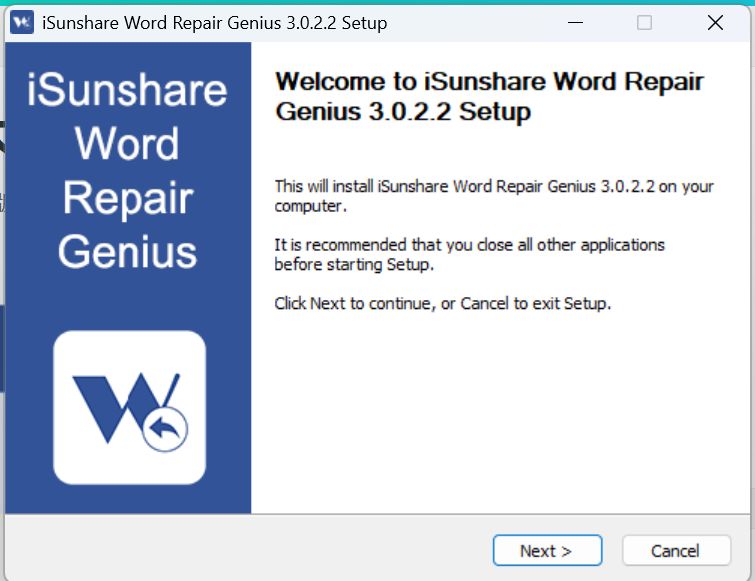 iSunshare Word Repair Genius(word修复) v3.0.2.2 官方安装版